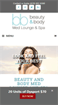 Mobile Screenshot of beautyandbodylounge.com